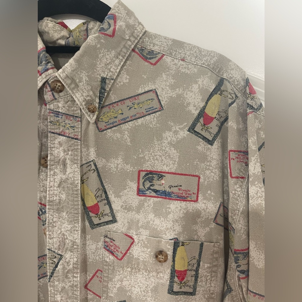 VINTAGE Wrangler Ruggedwear Men’s Button down